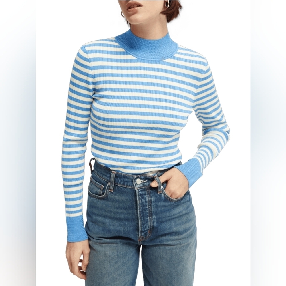 Scotch and soda Striped Slim-Fit Sweatshirt